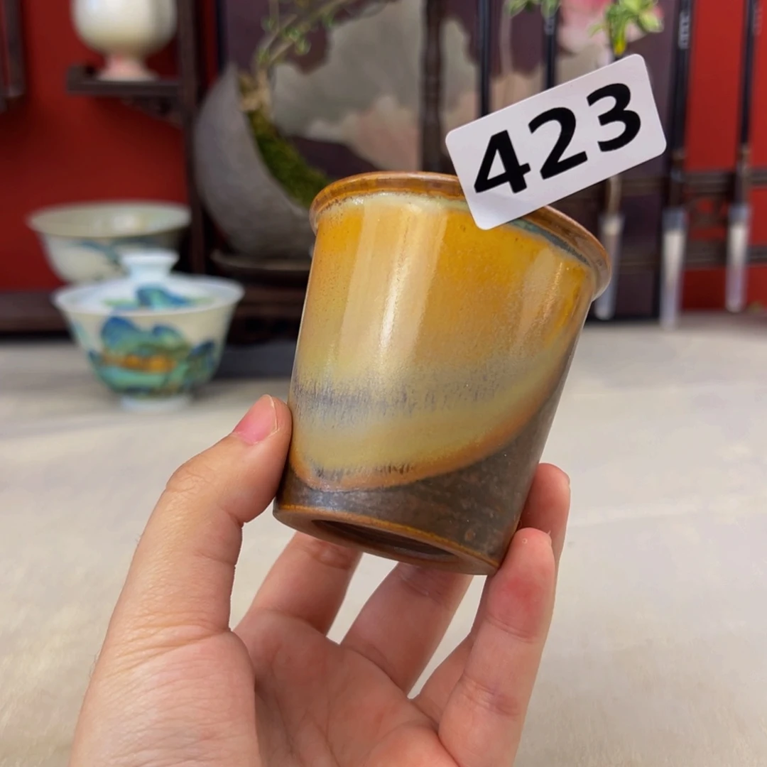 杯子纯手工柴烧主人杯