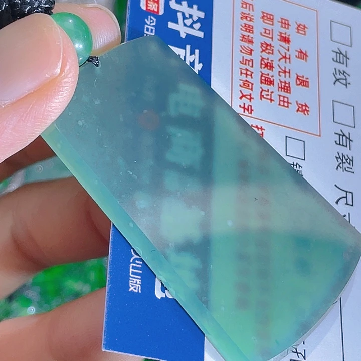 翡翠未镶嵌颈饰08