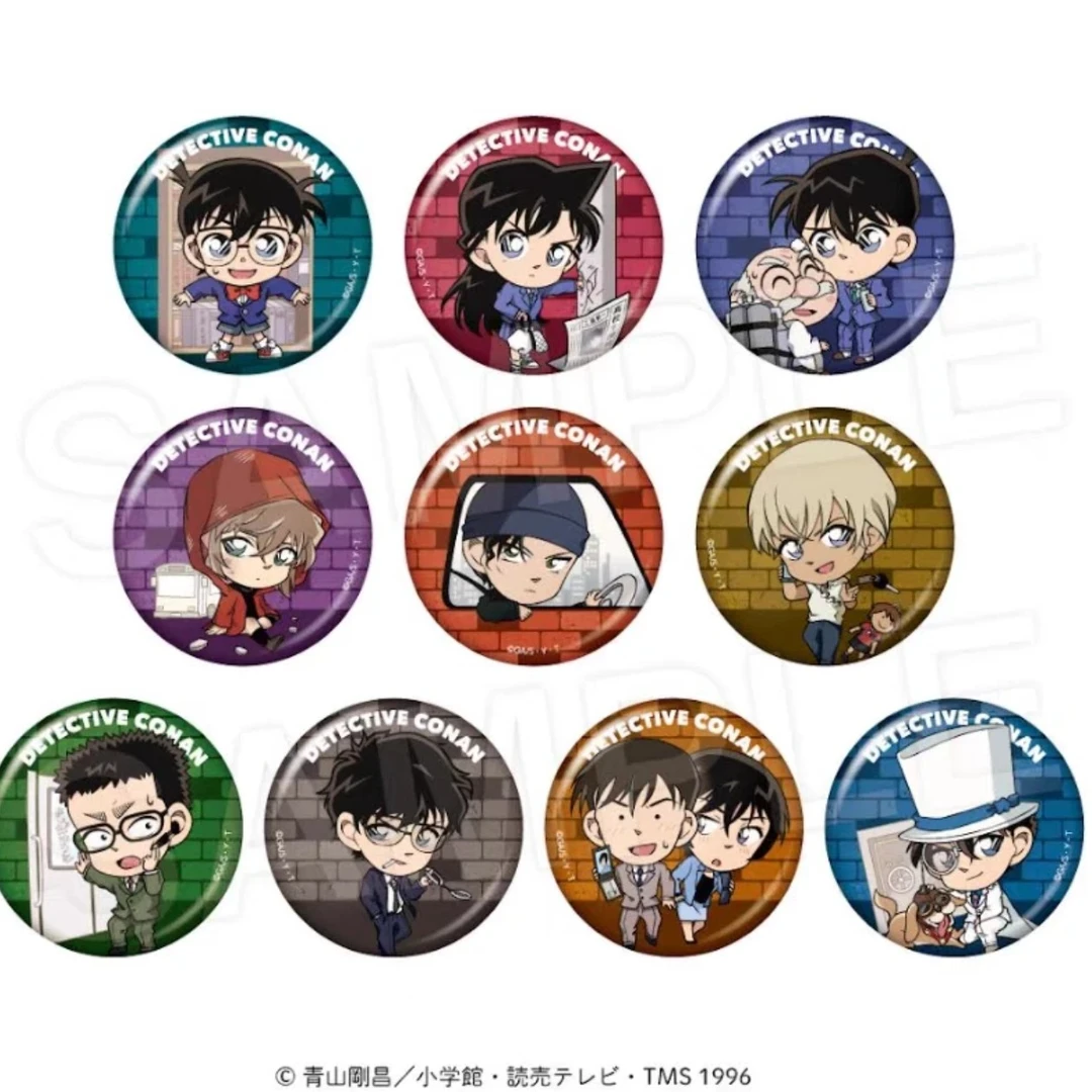 【现货】名侦探柯南AVENGERZ再贩追踪月台回忆修车徽章盲盒