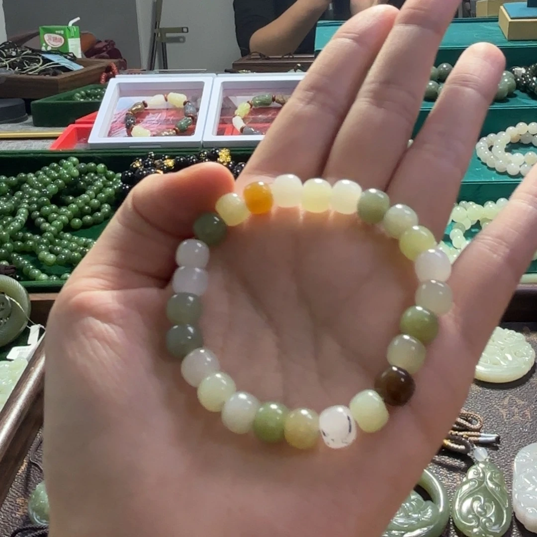 未镶嵌手串和田玉