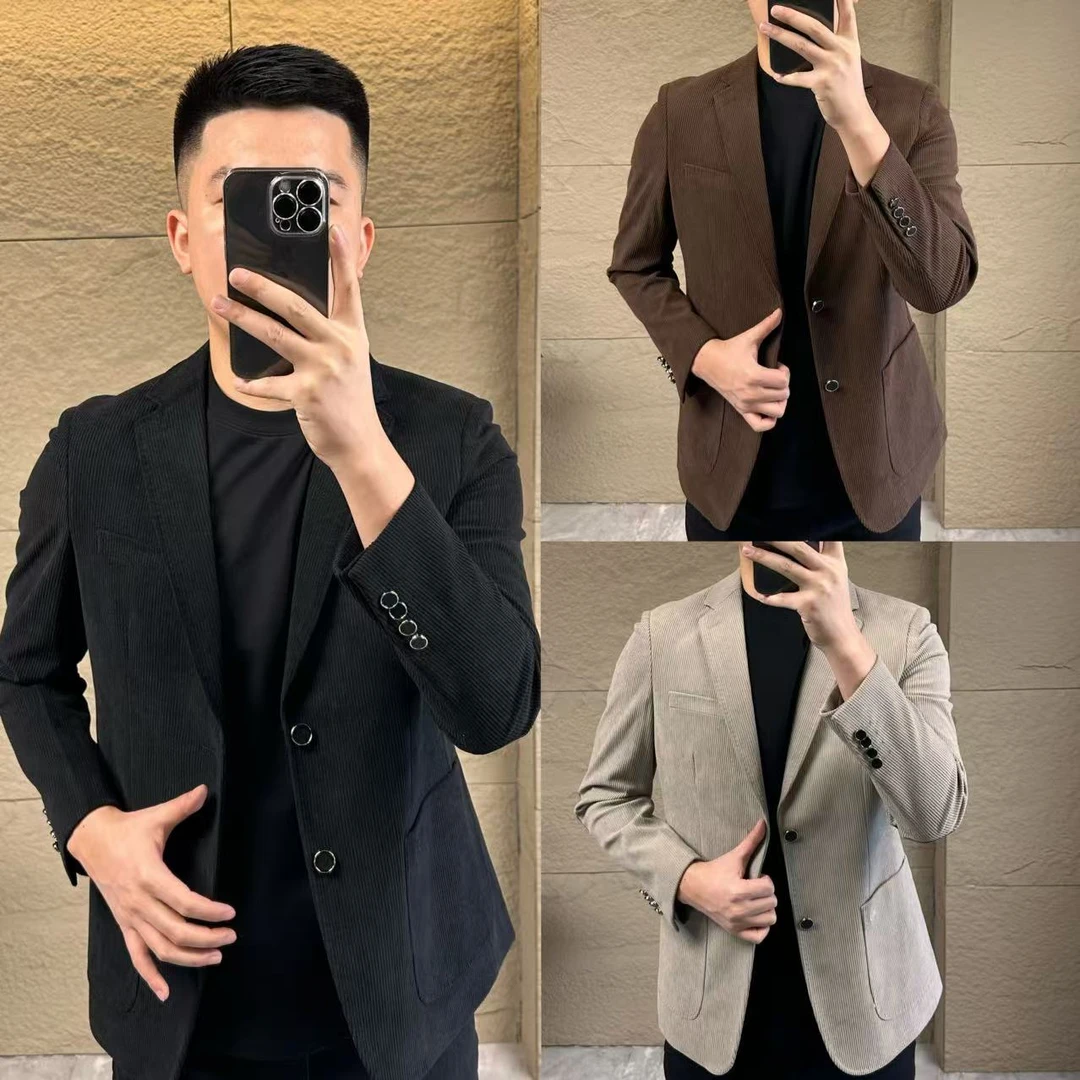 【西服】7186春季轻奢款高品商务休闲西服外套