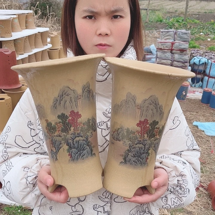 紫砂花盆宜兴紫砂花盆