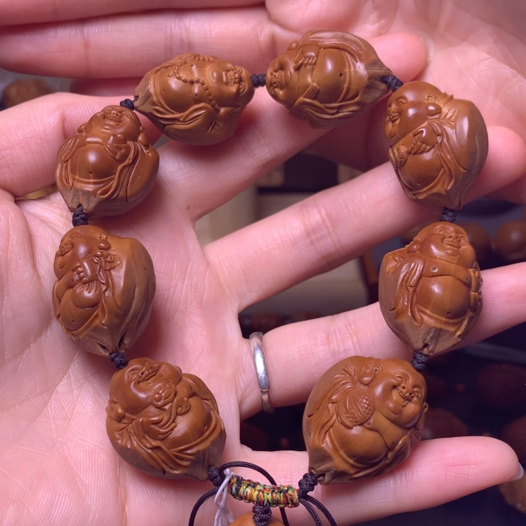 橄榄核手串/手链弥勒佛