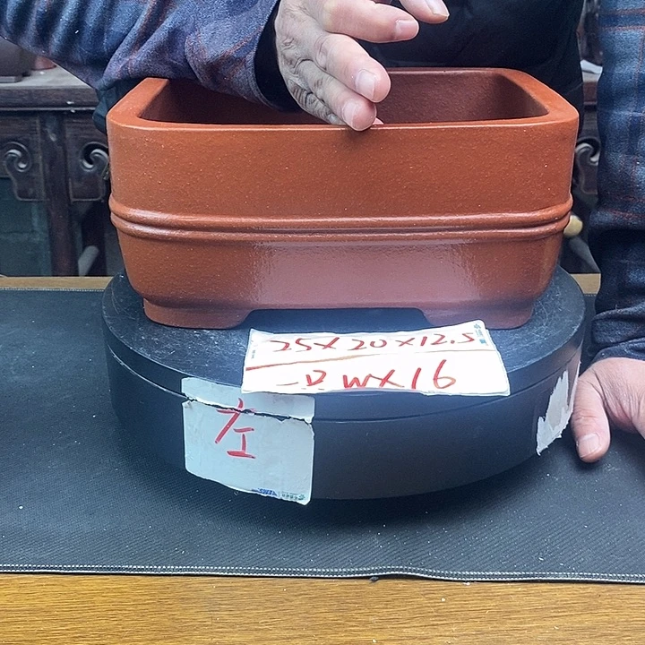 紫砂花盆货号一只WX16