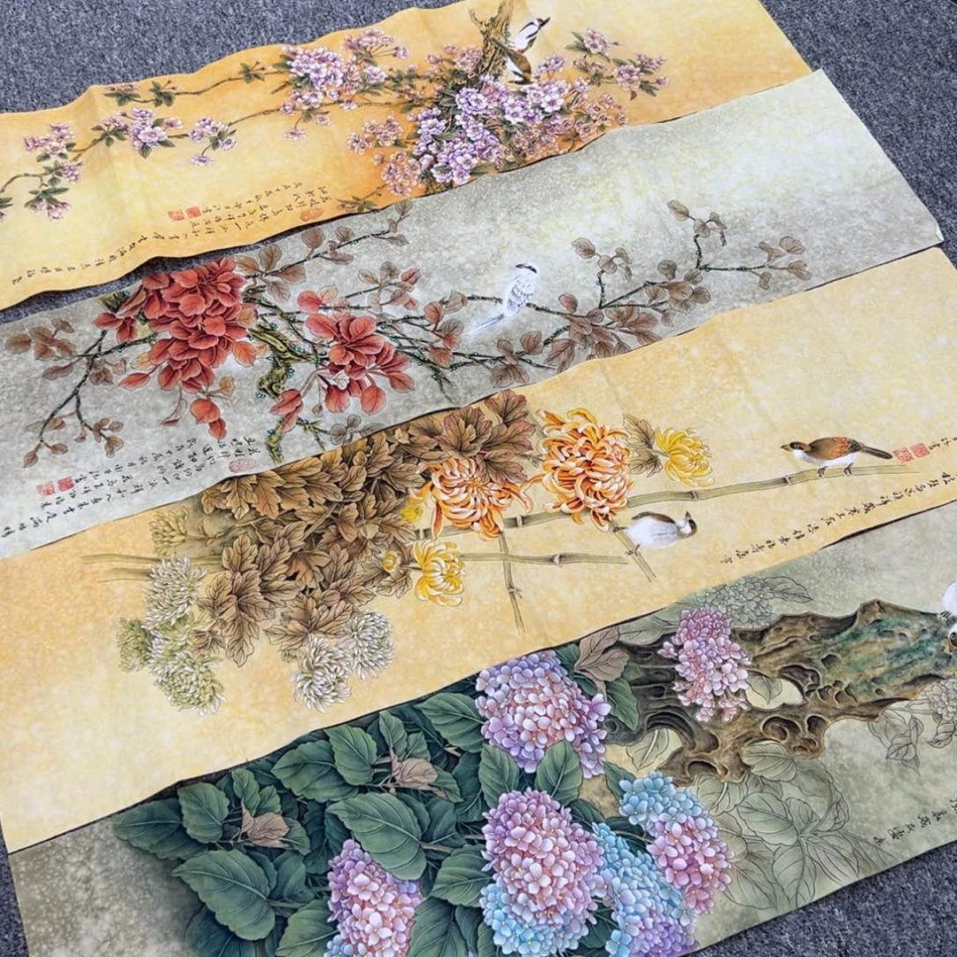 国画纯手绘字画宣纸