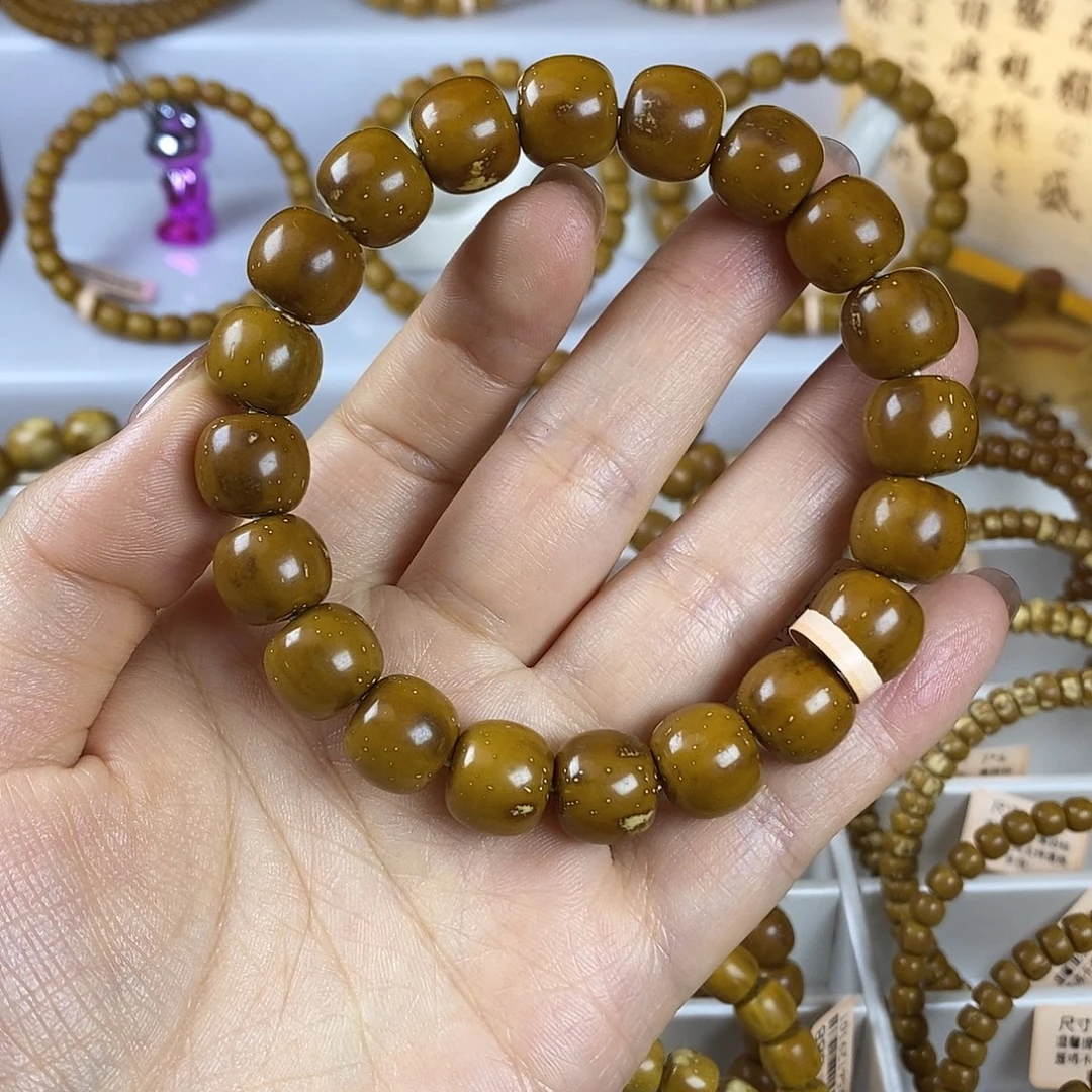 金***头紫金鼠手串黄金甲实心看老型9068