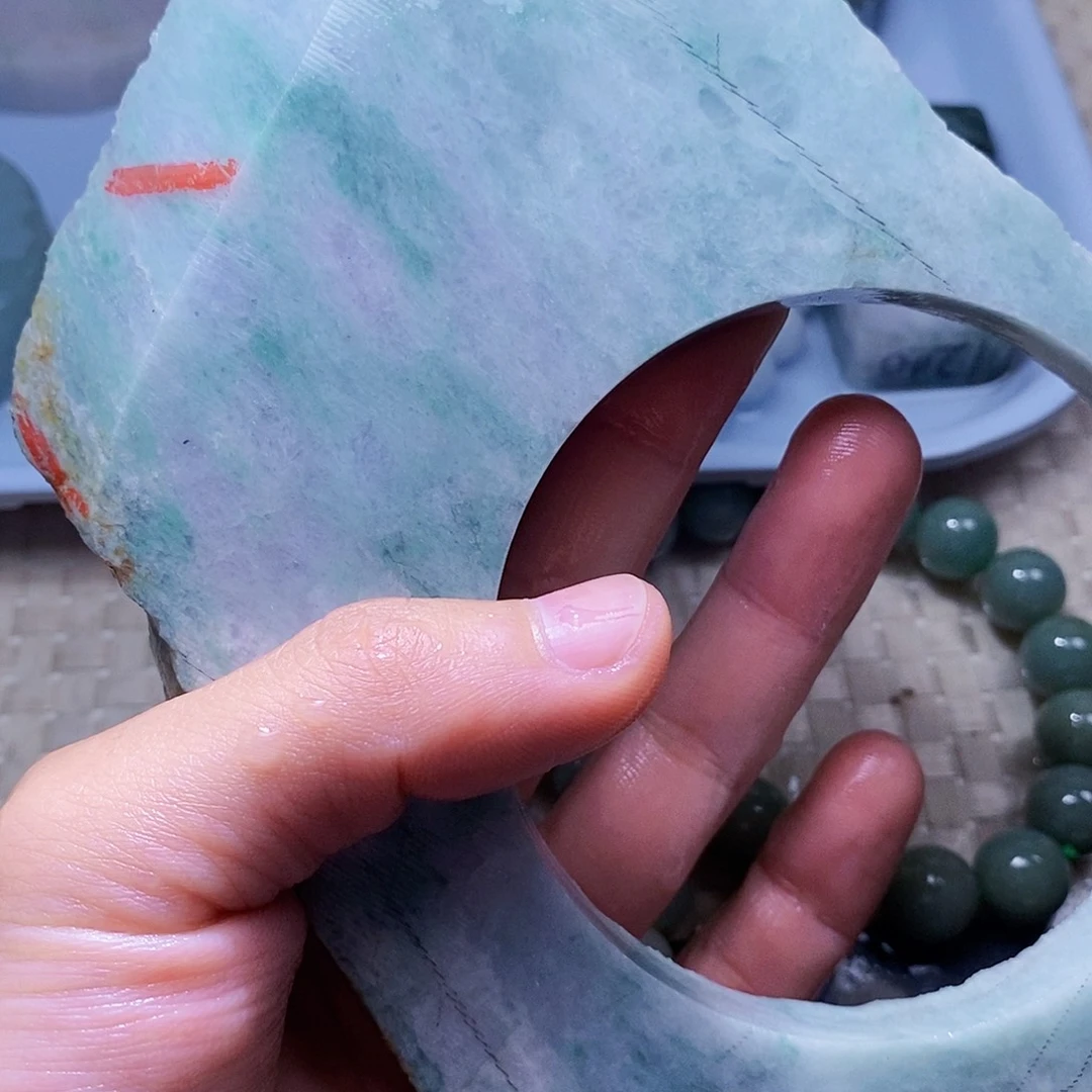 翡翠未镶嵌颈饰888