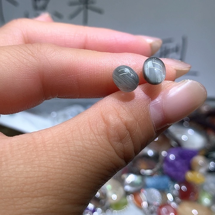 水晶戒指银S925镶嵌水晶