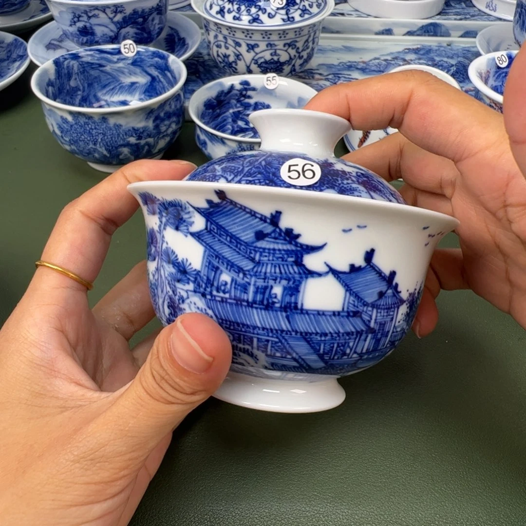 木木景德镇纯手工纯手绘茶具56