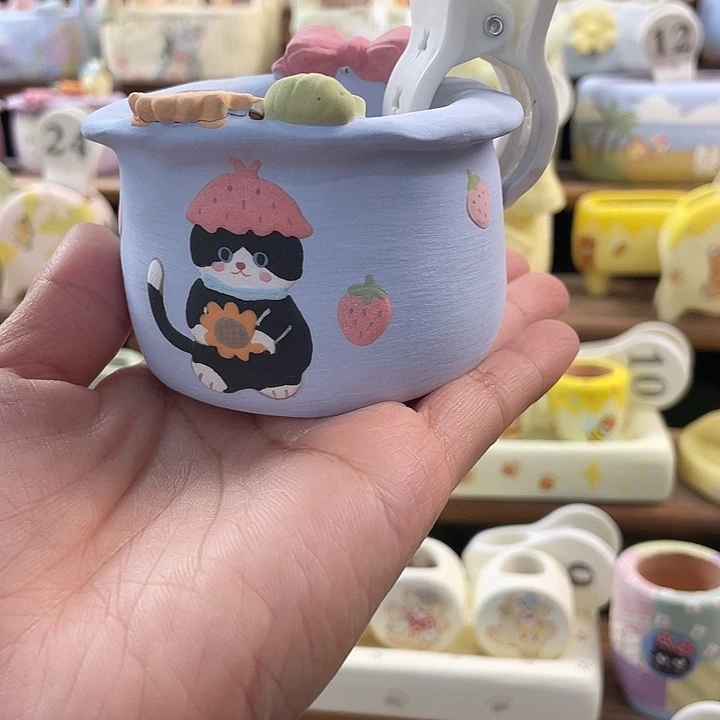 30…..手工手绘花盆