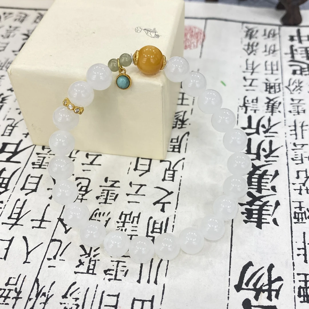 和田玉8mm女士手串（多样性发货）