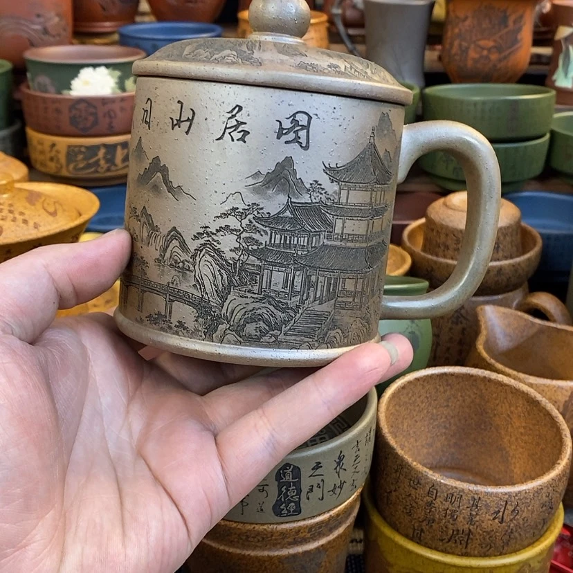 【闪购商品】紫砂杯子宜兴全手工紫砂杯