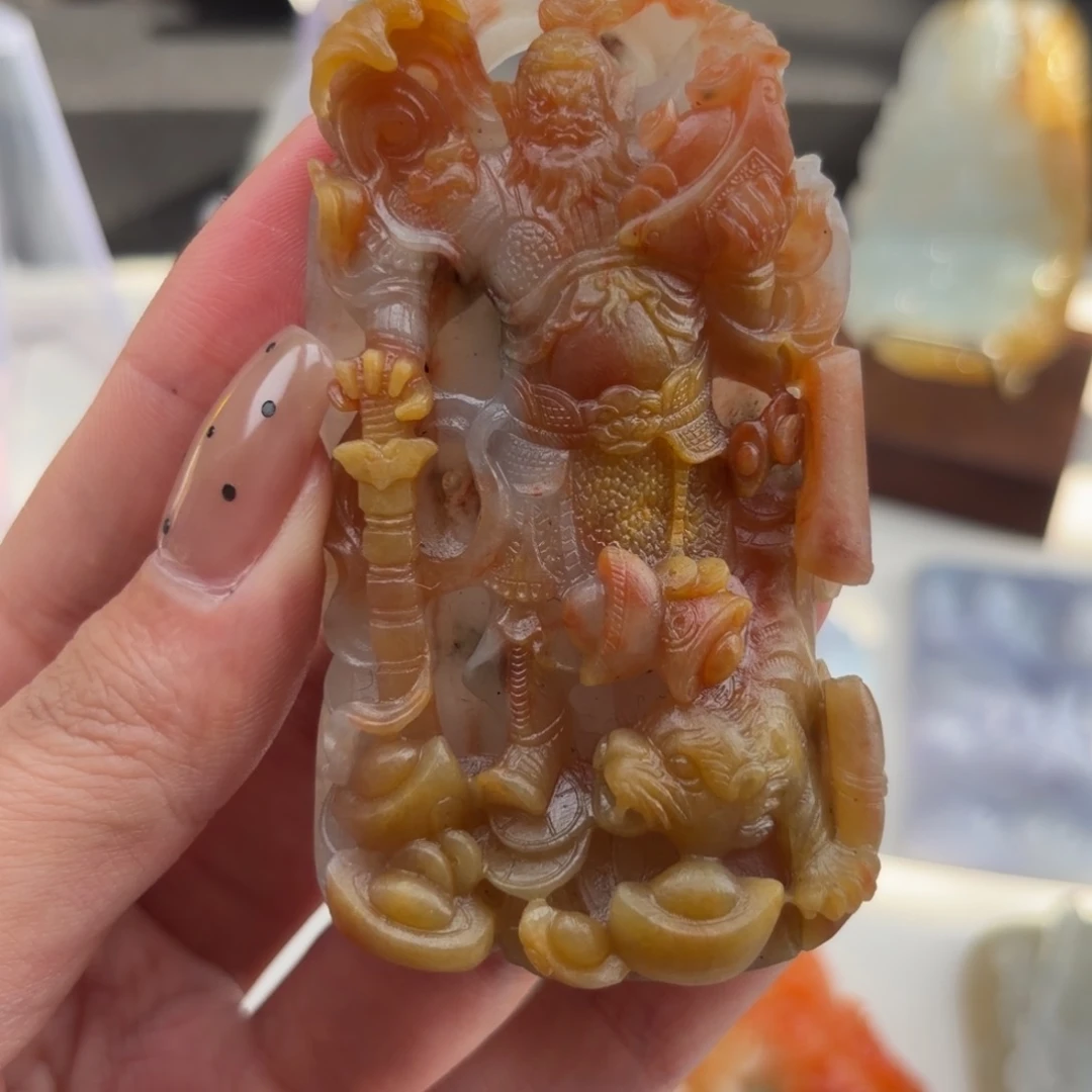 定制翡翠未镶嵌赵公明