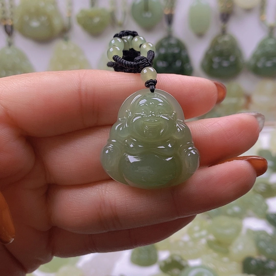 海***猫和田玉未镶嵌颈饰