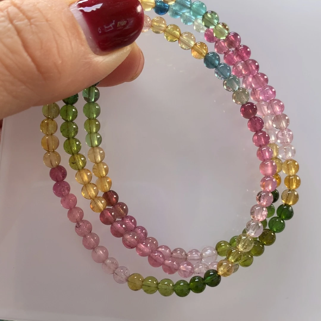 碧玺手链未镶嵌4.2左右