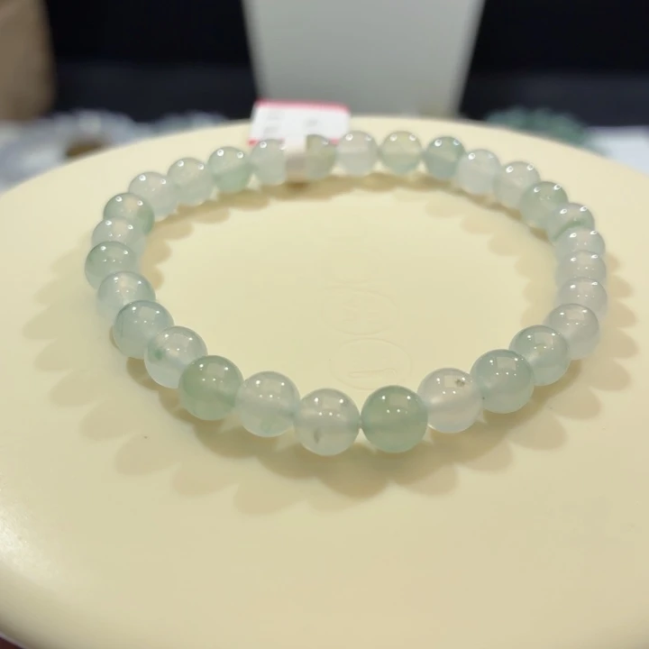 翡翠未镶嵌手链卡6.4