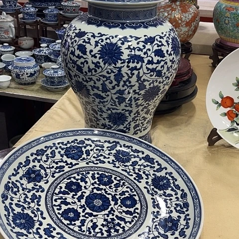 水**色确保品质青花瓷2个
