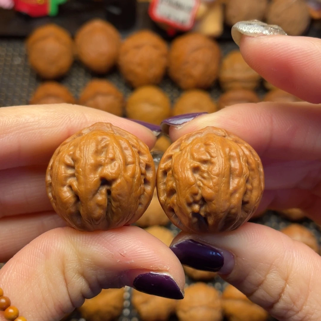 吊坠文玩核桃27尺全品粗筋元宝00015