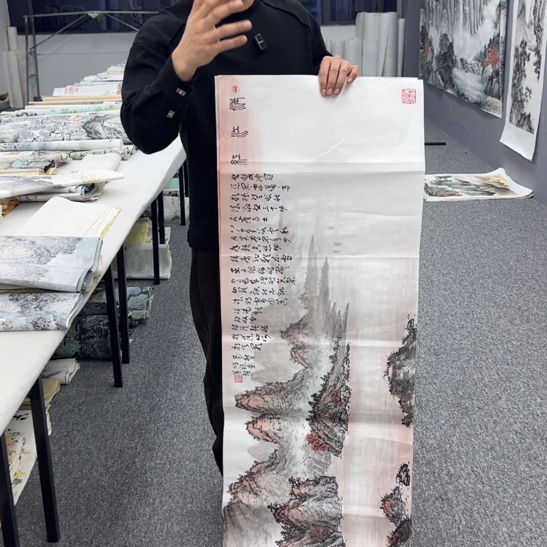 国画纯手绘字画宣纸