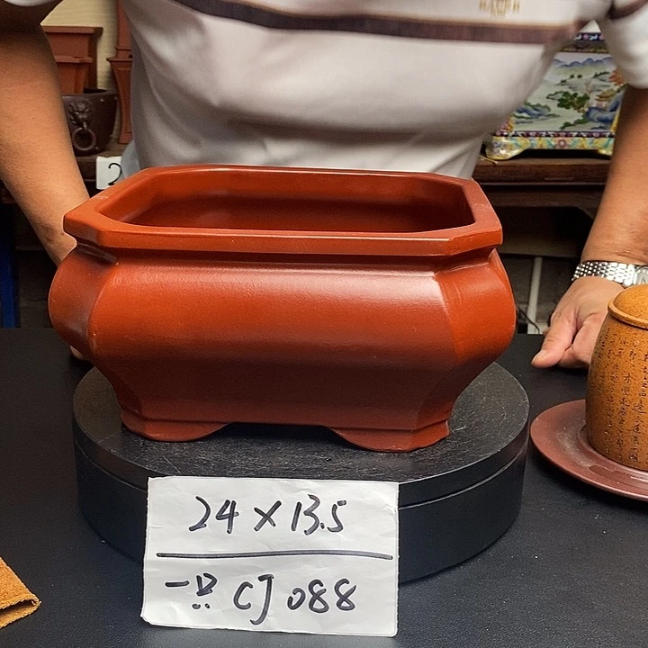 紫砂花盆货号一只CJ088