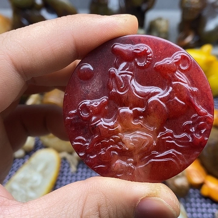 未镶嵌蛇纹石玉颈饰