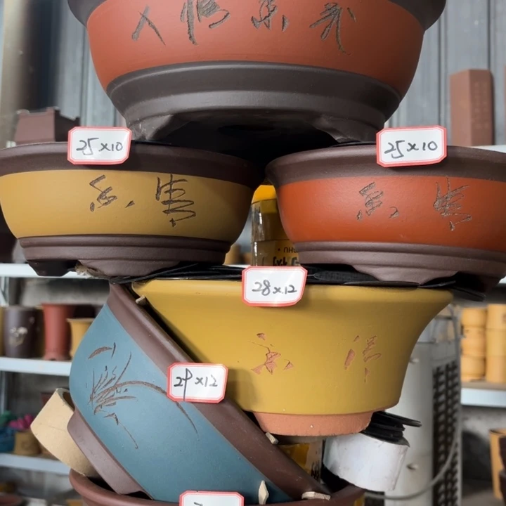 花盆紫砂100-6。