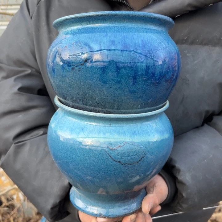 红陶口径 高度 花盆18 18