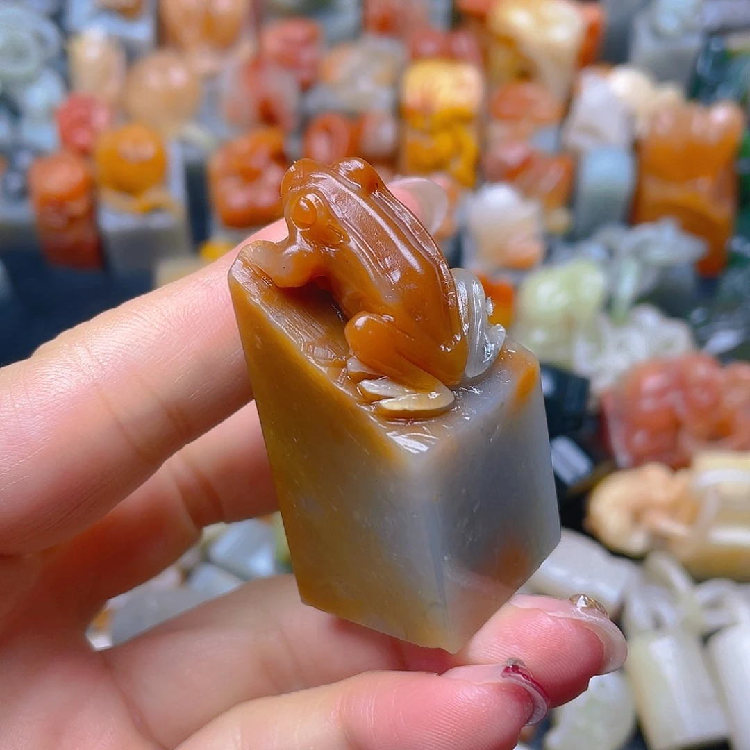 青田石印石纯手工