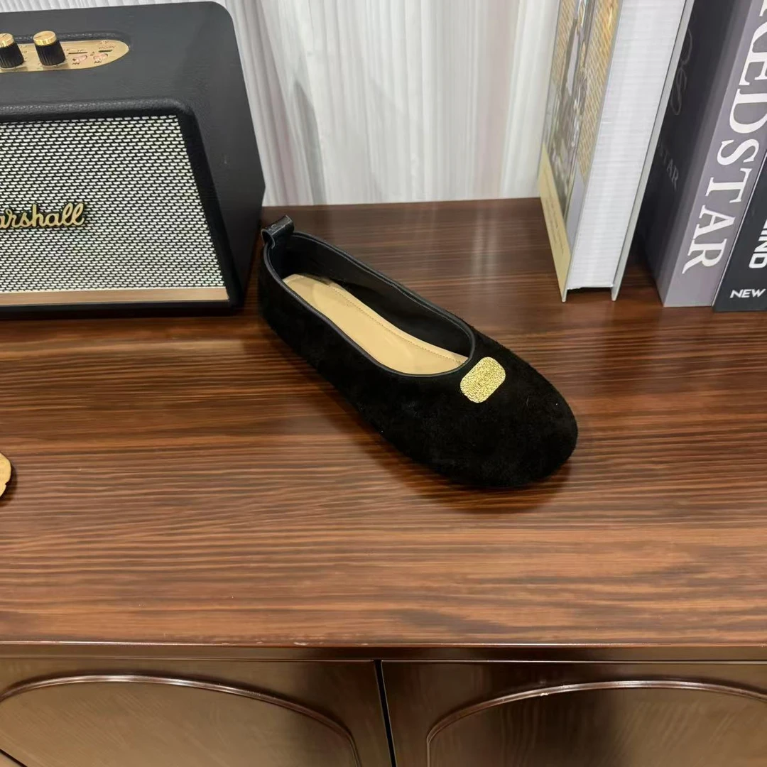 【跟高2cm羊皮】复古圆头一字带玛丽珍鞋女浅口单鞋8088