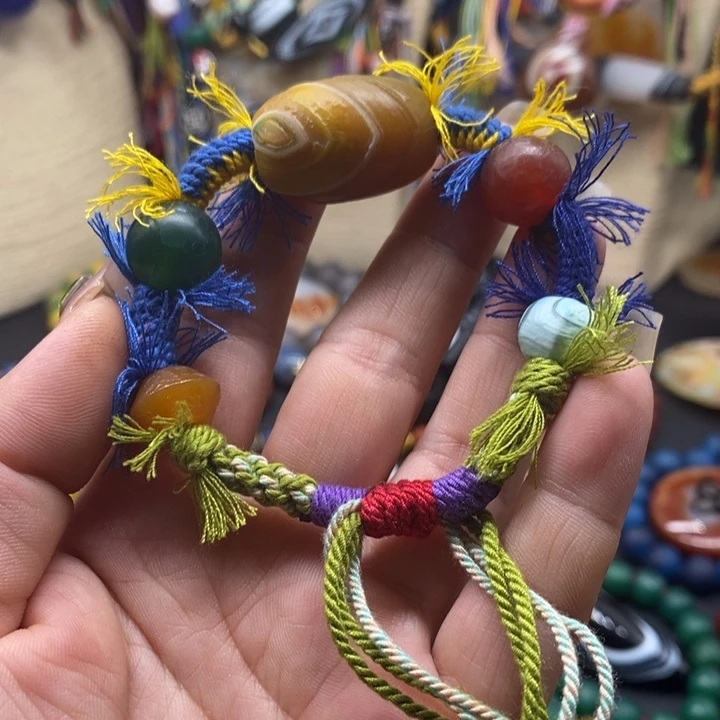 玛瑙/玉髓手链未镶嵌绿**踪