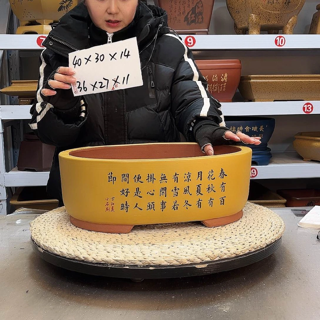 紫砂花盆紫砂花盆