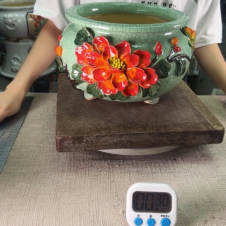 泳坤堂石湾盆陶瓷