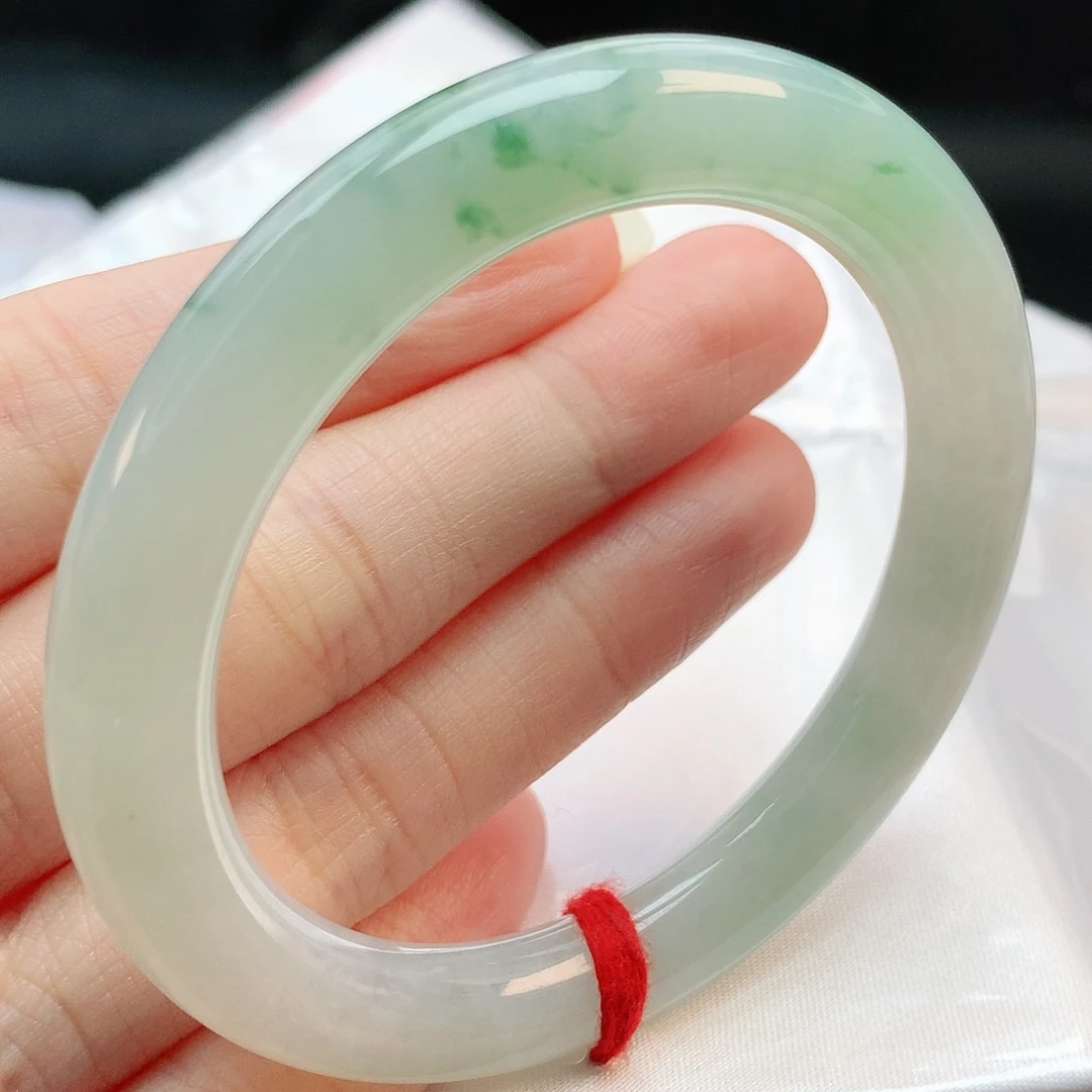 未镶嵌手镯翡翠52圆条882793