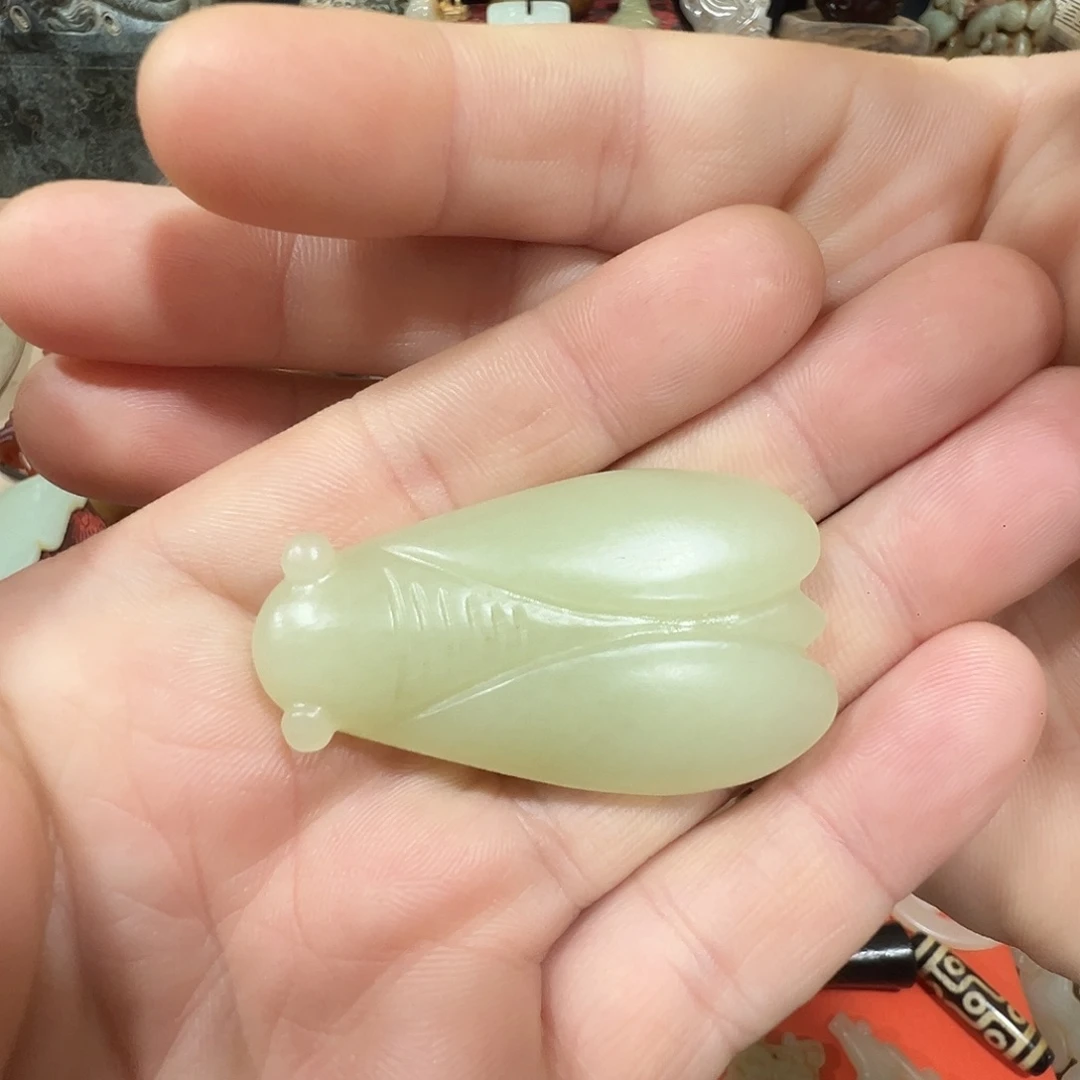 小***椒和田玉（糖玉）未镶嵌挂件