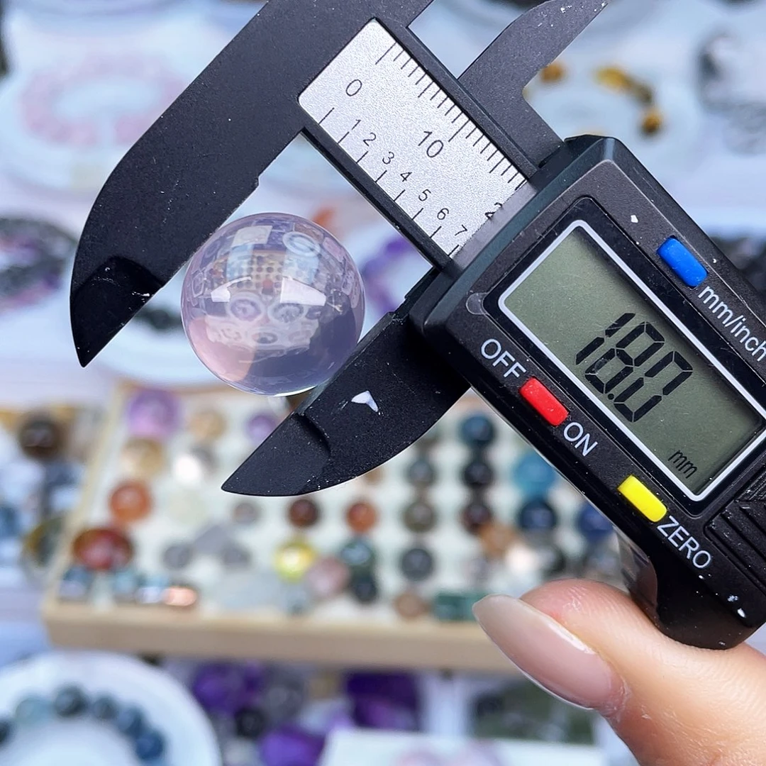 水晶单珠打孔不退不换未镶嵌