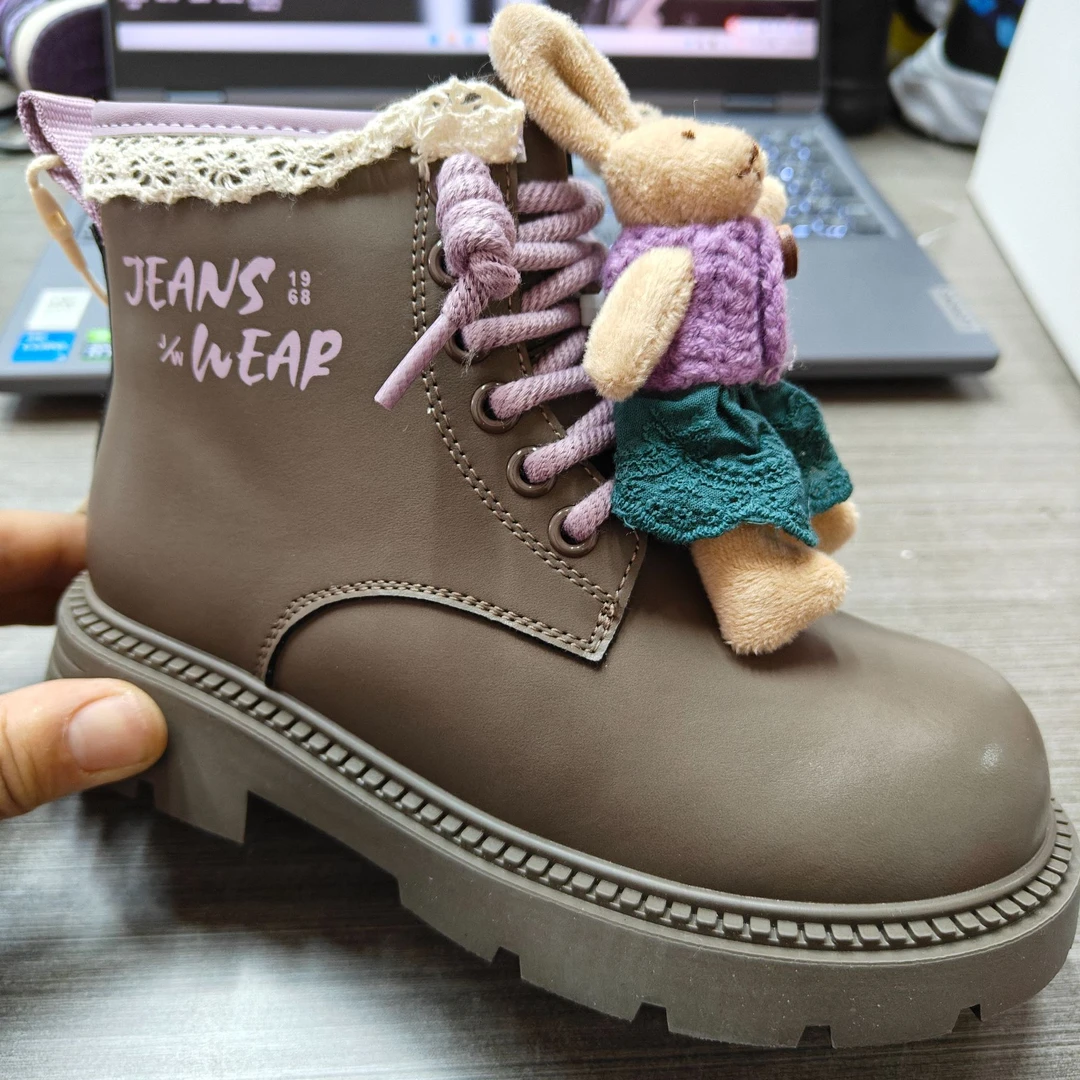 227时尚潮流儿童高帮马丁靴