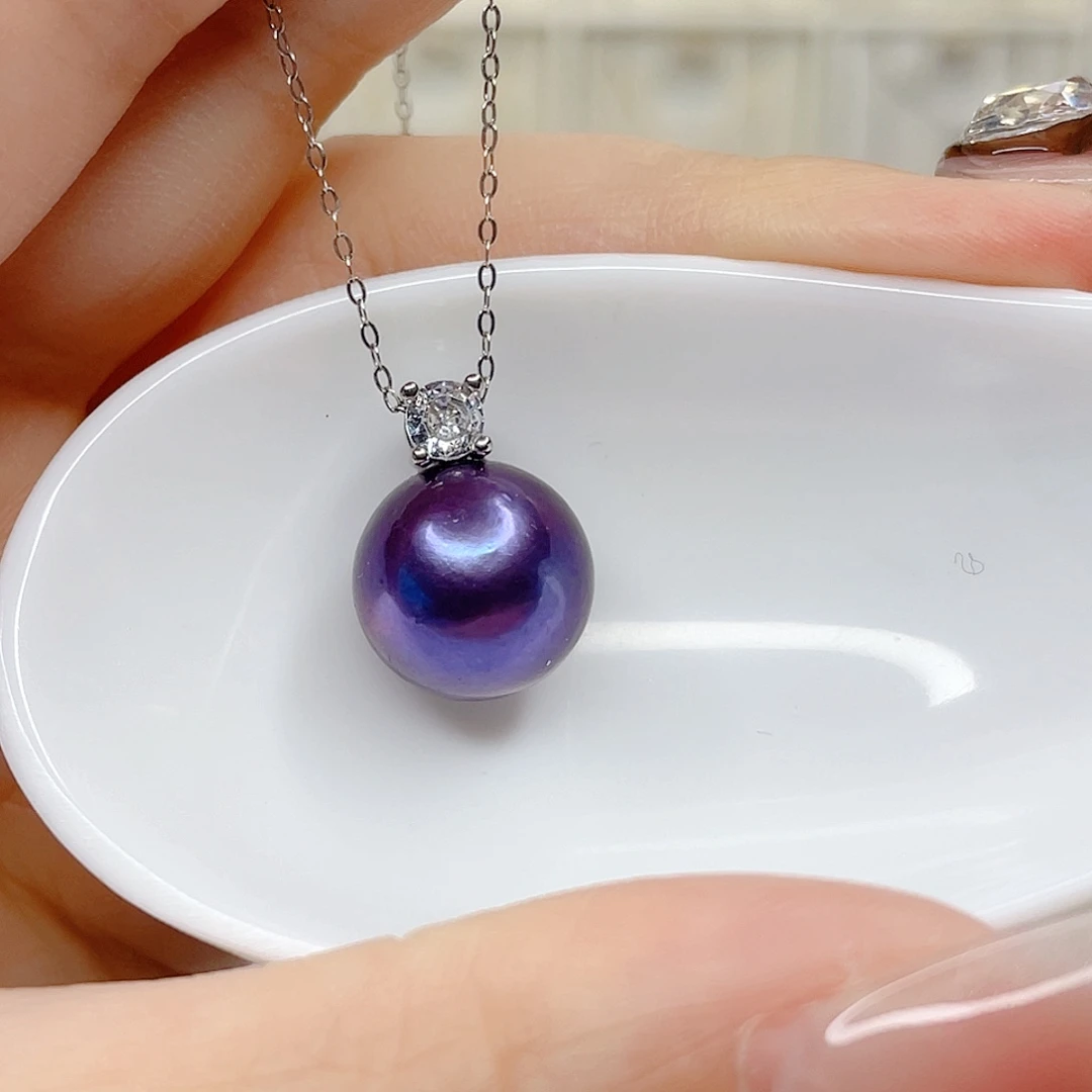 合金淡水珍珠吊坠(赠链)