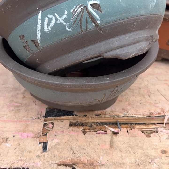 红陶紫砂碗盆口25