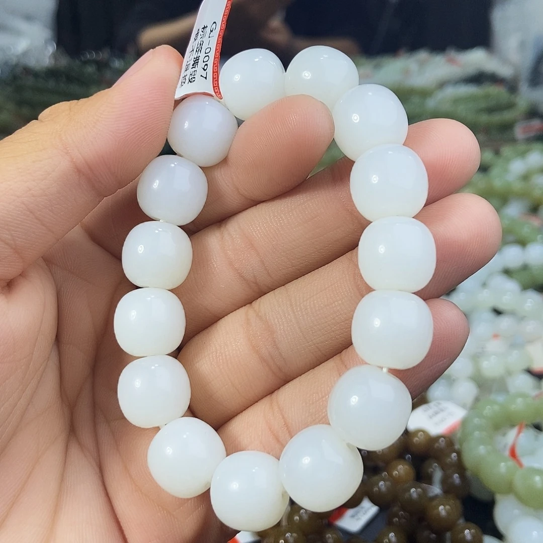 和田玉未镶嵌手串天然卡14且末天泰料多样性拍一发一