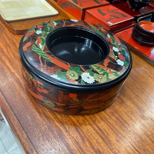 大漆食盒储存盒小盒子