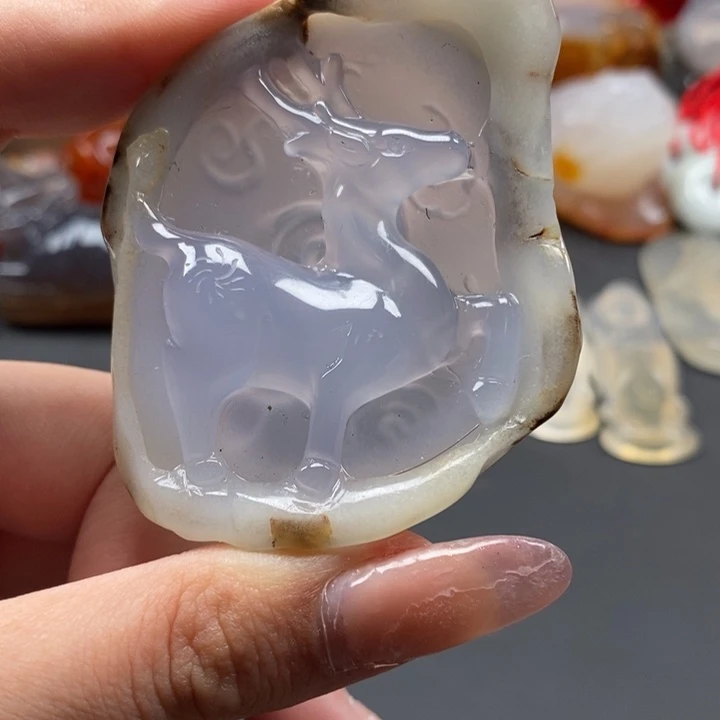 玛瑙/玉髓未镶嵌颈饰