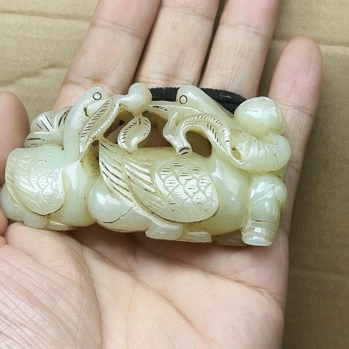 和田玉（白玉）未镶嵌珠宝奇石@*果