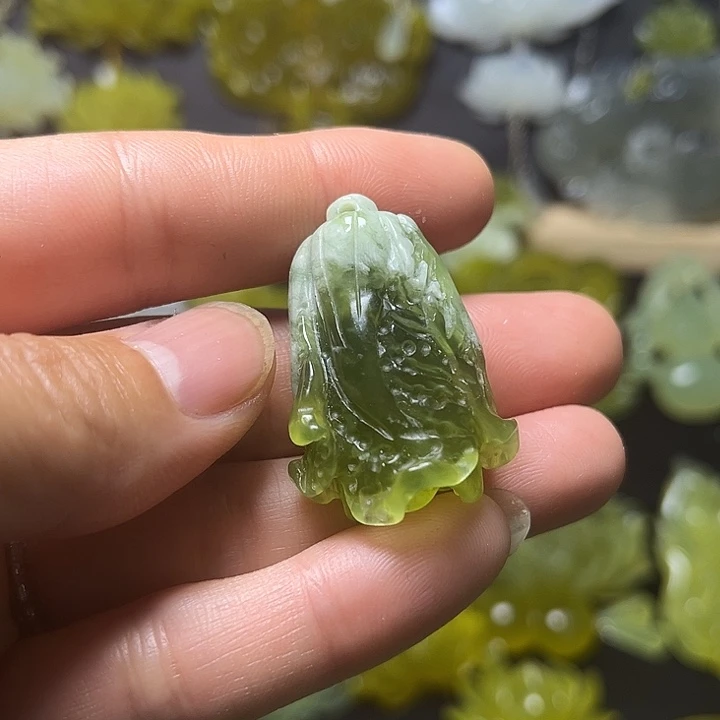 未镶嵌蛇纹石玉发饰