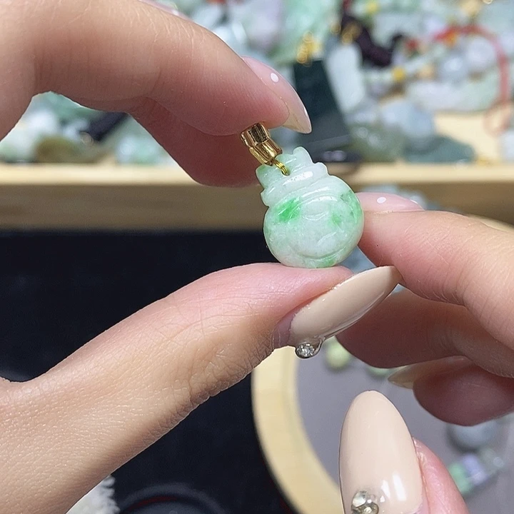 翡翠散珠天然缅甸翡翠