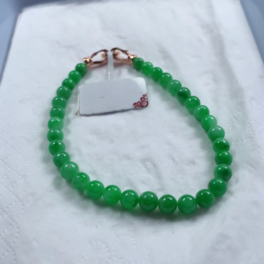 翡翠未镶嵌颈饰手串