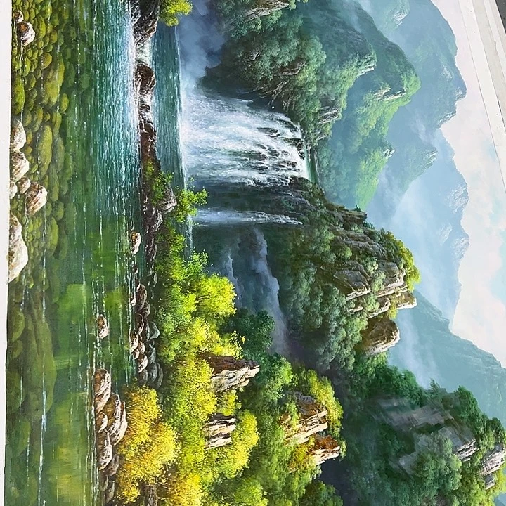 油画，好仔仔细细仔仔细细