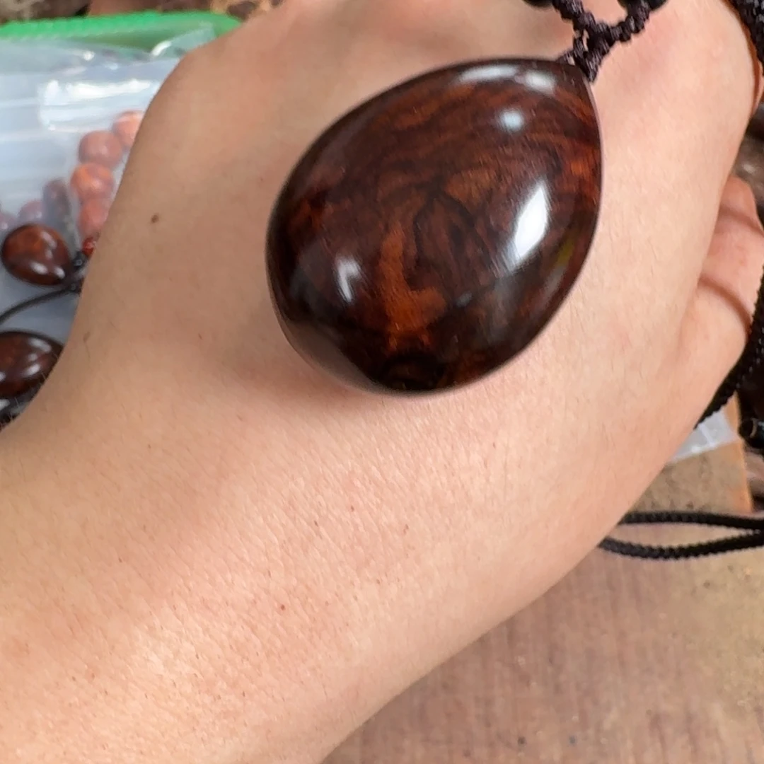 尘***土黄花梨/降香黄檀手串海黄吊坠