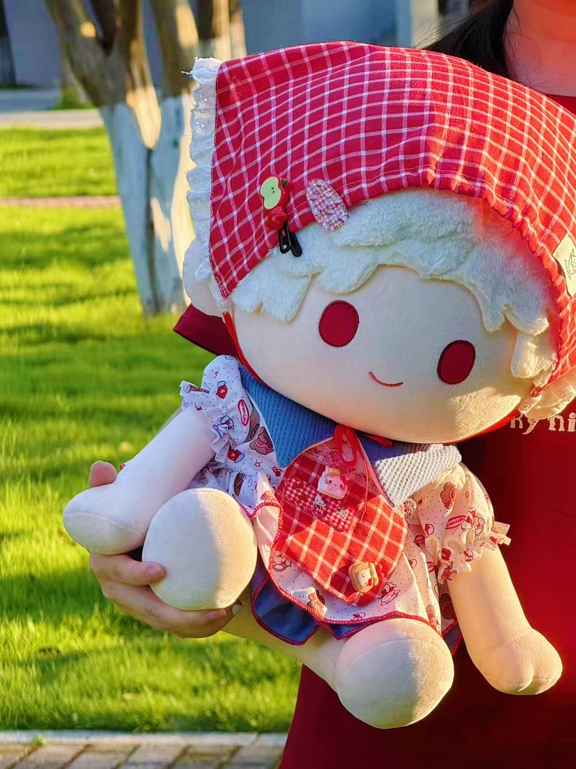 40厘米棉花娃娃苹果茶派短袖连衣裙公仔替换套装