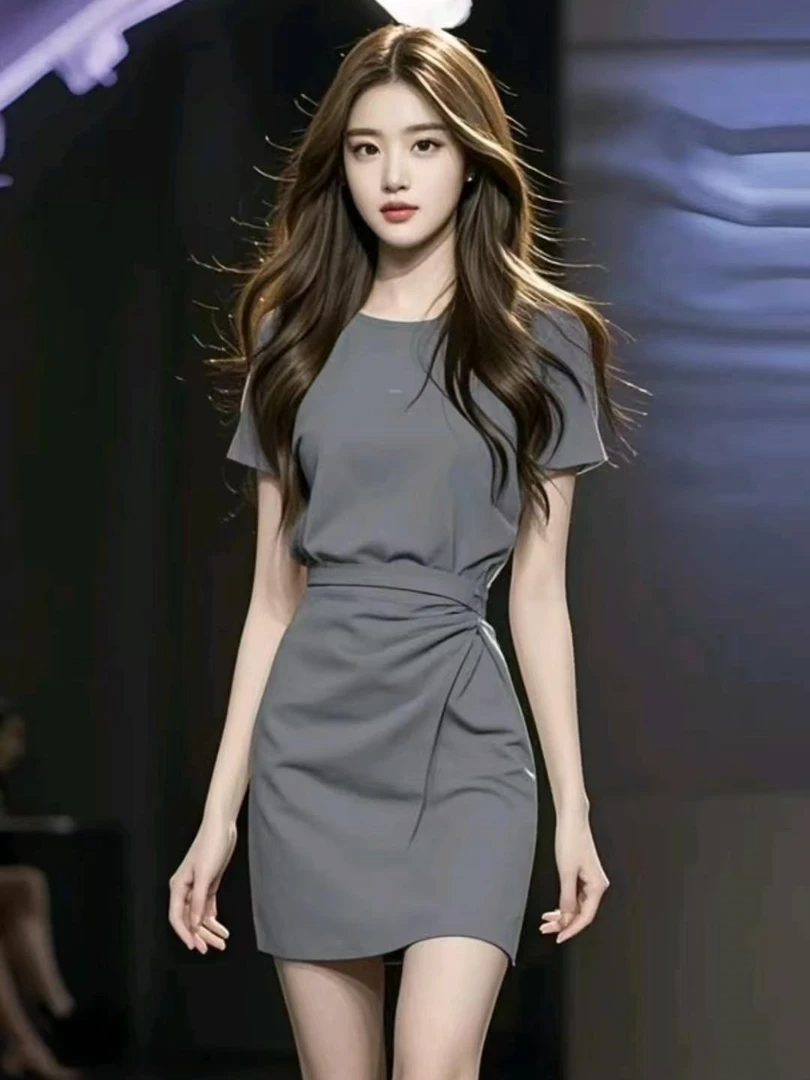 纯欲慵懒风女装后妈裙2025女新款小个子洋气衣服夏季包臀显瘦裙子