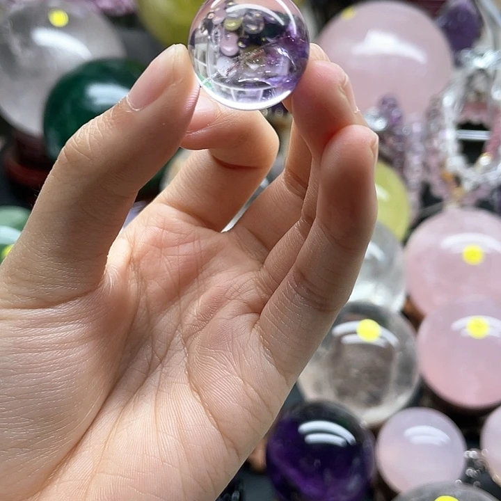 水晶天然水晶球卡2未镶嵌